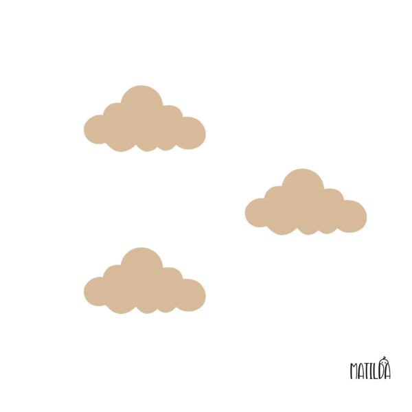 3 nubes adhesiva madera - Imagen 7