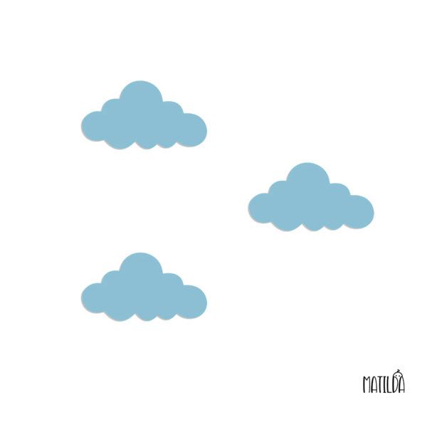 3 nubes adhesiva madera - Imagen 6