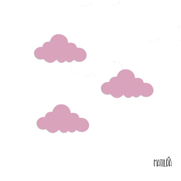3 nubes adhesiva madera - Imagen 4
